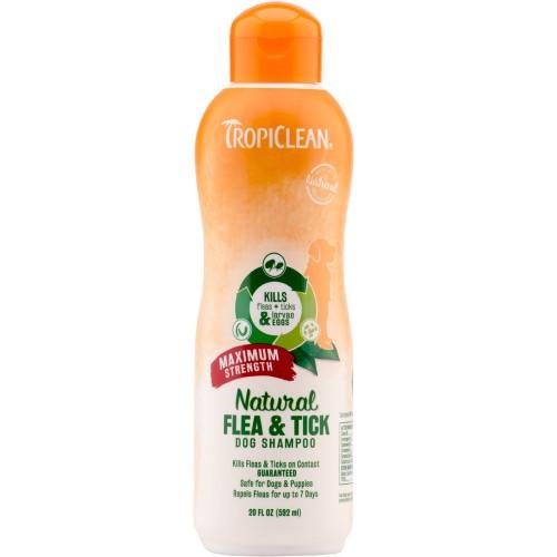 Tropiclean Natural Flea & Tick Dog Shampoo