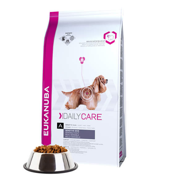 Eukanuba Daily Care Sensitive Skin Dry Food For Adult Dogs