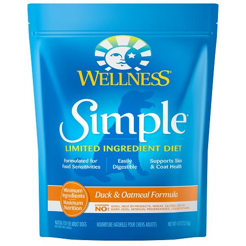 Wellness Simple Limited Ingredient Duck & Oatmeal Recipe Dry Dog Food