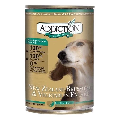 Addiction New Zealand Brushtail & Vegetables Entr'e Wet Canned Dog Food