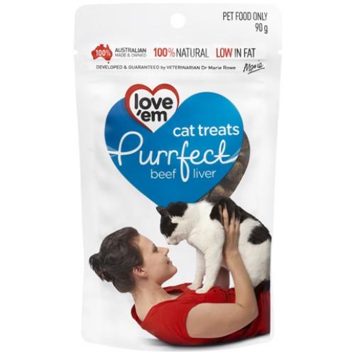 Love'em Purrfect Beef Cat Treats