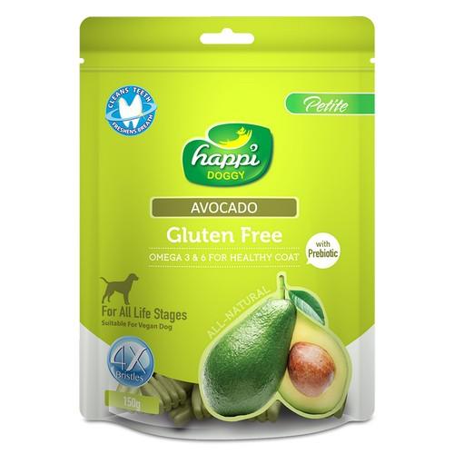 Happi Doggy Avocado Gluten Free Petite Dog Treats
