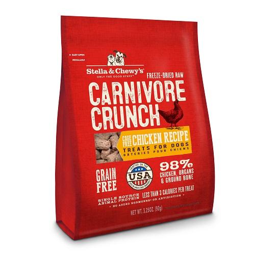 Stella & Chewy's Carnivore Crunch Cage-Free Chicken Recipe Dog Treats