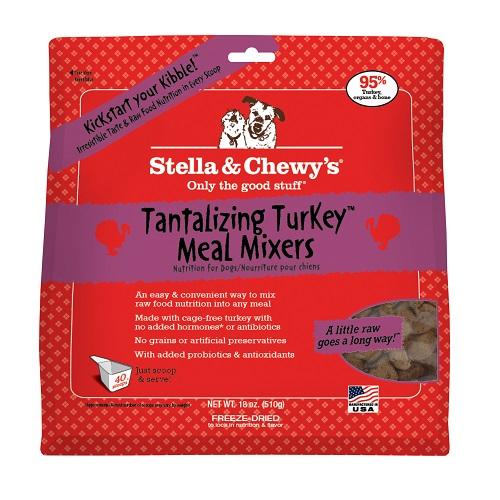 Stella & Chewy's Tantalizing Turkey Meal Mixers for Dogs