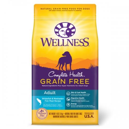 Wellness Complete Health Grain Free Adult Whitefish & Menhaden Fish Meal Recipe Dry Dog Food