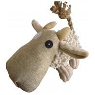 Petlou Natural Twisted Cow Dog Toy