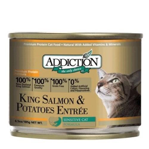 Addiction King Salmon & Potatoes Entree Wet Canned Food For Cats