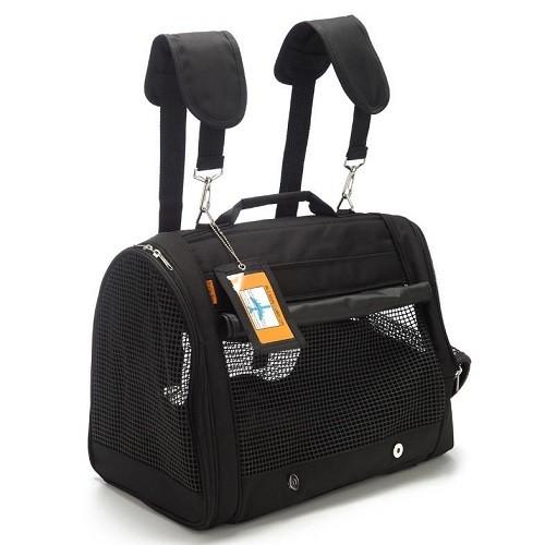 Prefer Pets 328 Backpack Carrier For Dogs & Cats (Black)