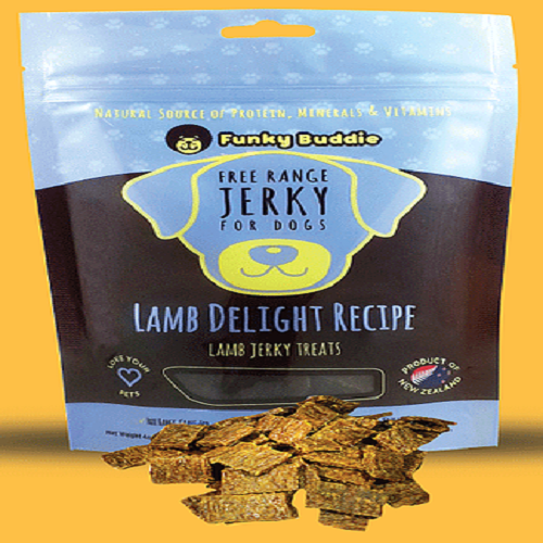 Funky Buddie Lamb Delight Recipe Jerky Dog Treats