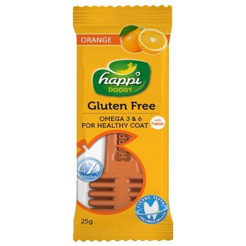 Happi Doggy Dental Chew Stick (Orange) Dog Treats