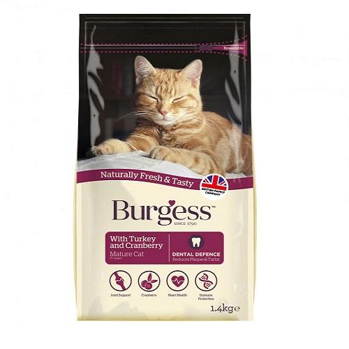 Burgess Mature Cat with Turkey & Cranberry Dry Cat Food