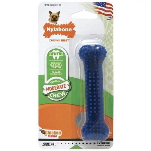 Nylabone Dental Chew Bone Dog Toys Collection