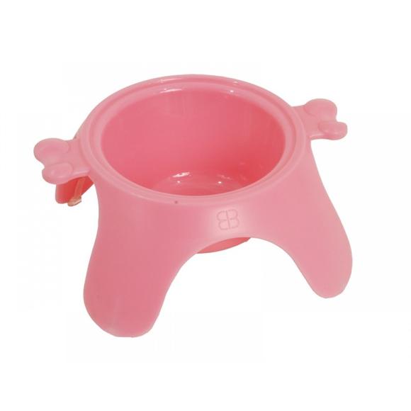Petego Yoga Food & Water Bowl For Dogs & Cats, (Pink)