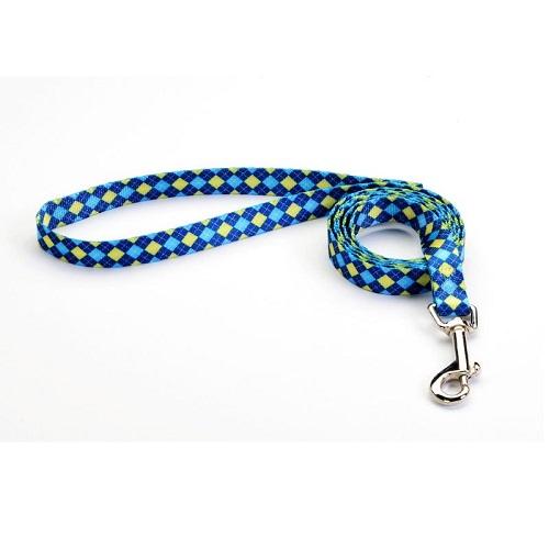 Tufflock Dog Leash, (Argyle Blue)