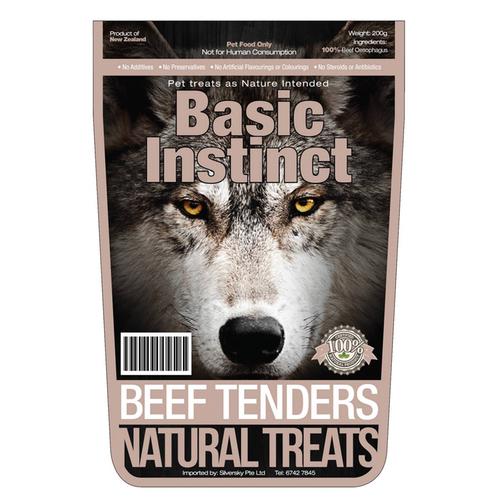 Basic Instinct Beef Tenders Dog Treats