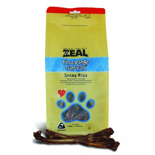 Zeal Free Range Naturals Dried Spare Ribs Dog Treats