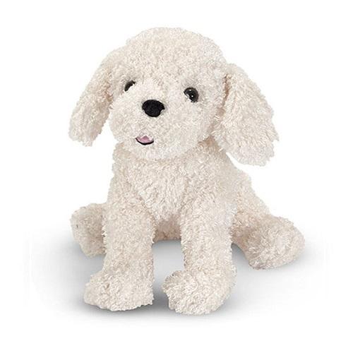Melissa & Doug Fluffy Bichon Frise Puppy Dog Stuffed Animal Toy