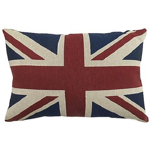 Park B. Smith Vintage House Pillow, Union Jack Pattern