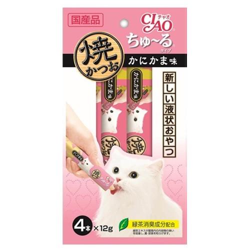 CIAO ChuRu Grilled Tuna With Crab Flavor Cat Treats