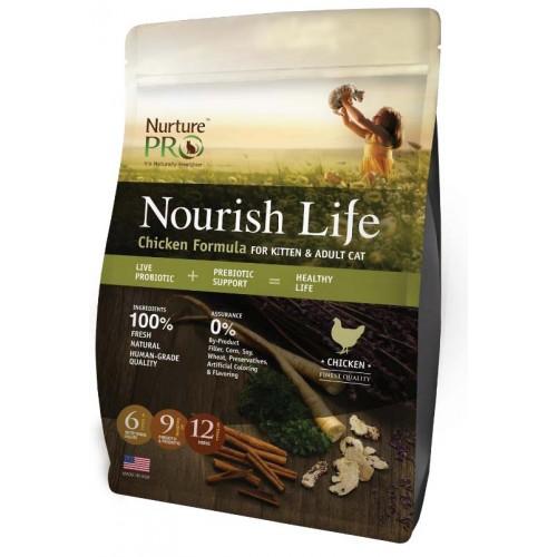 Nurture Pro Nourish Life Chicken Formula For Kitten & Adult Cat - Dry Cat Food