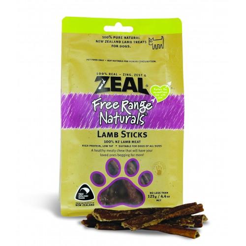 Zeal Free Range Naturals Dried Lamb Sticks - Dog Treats
