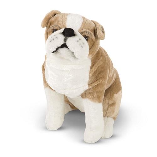 Melissa & Doug English Bulldog Dog Giant Stuffed Animal Toy