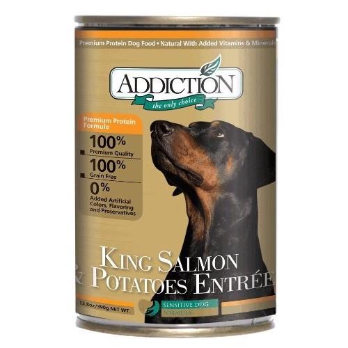 Addiction King Salmon & Potatoes Entr'e - Wet Canned Dog Food