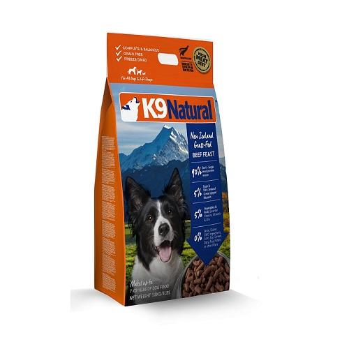 K9 Natural Beef Feast Freeze Dried Dog Food
