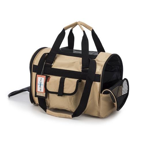 Prefer Pets Jet Travel Carriers For Dogs & Cats (Khaki / Brown)
