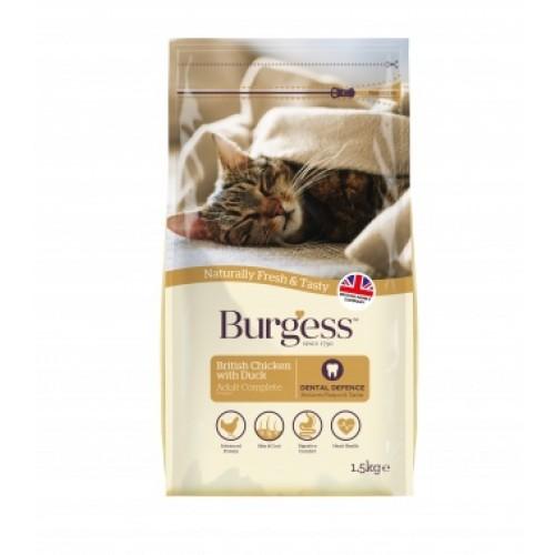 Burgess Adult Cat Chicken & Duck Dry Cat Food