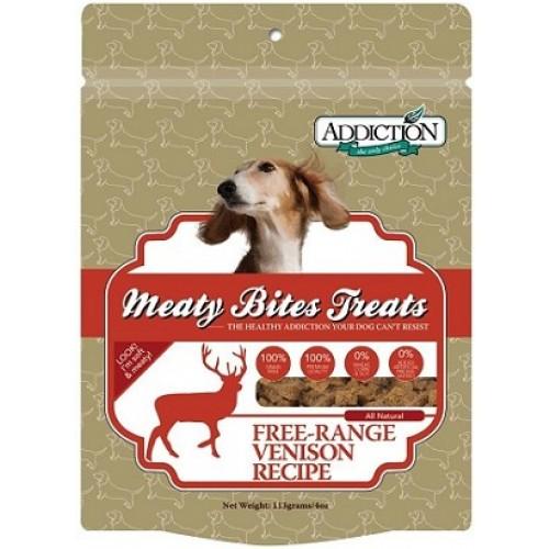 Addiction Meaty Bites Venison Dog Treats