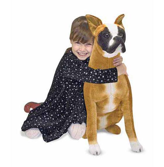 Melissa & Doug Boxer Dog Giant Stuffed Animal Toy
