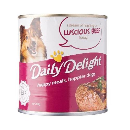 Daily Delight Luscious Beef Wet Canned Dog Food