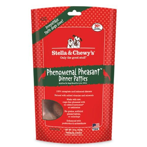 Stella & Chewy's Phenomenal Pheasant Freeze-Dried Dinner Patties For Dogs