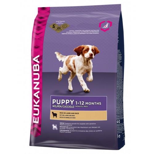 Eukanuba Puppy Lamb & Rice Dry Dog Food For Small & Medium Breed
