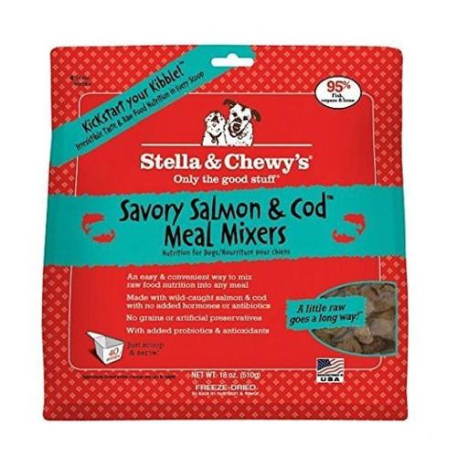 Stella & Chewy's Savory Salmon & Cod Meal Mixers for Dogs
