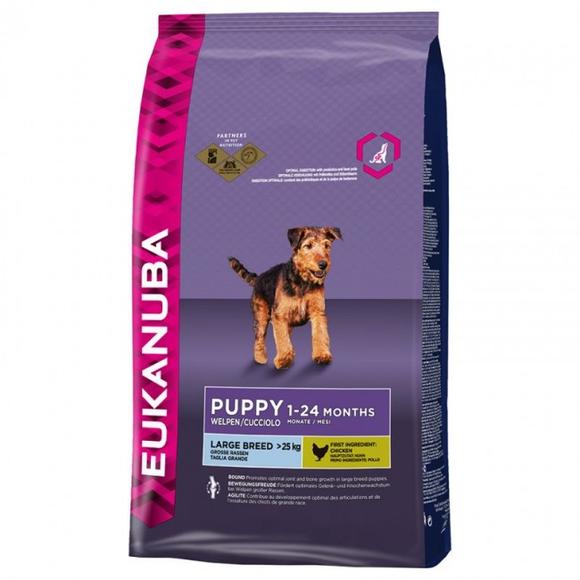 Eukanuba Puppy Dry Dog Food For Large Breed, Chicken