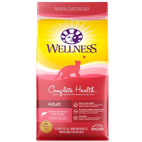 Wellness Complete Health Adult Health Salmon, Salmon Meal Recipe Dry Cat Food