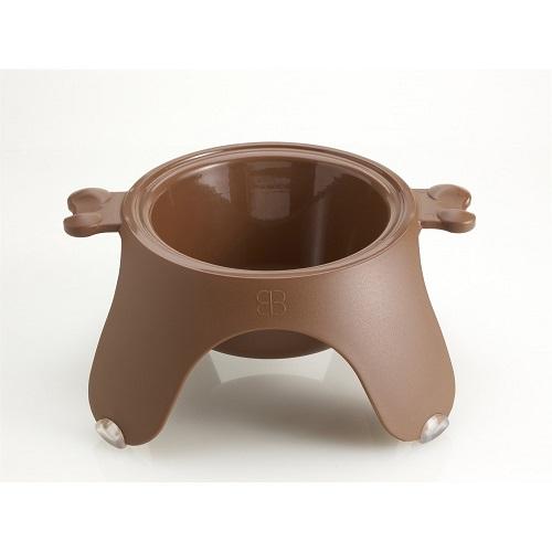 Petego Yoga Food & Water Bowl For Dogs & Cats, (Brown)