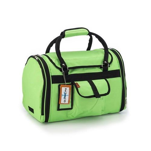 Prefer Pets Privacy Duffel Carrier For Dogs, Cats & Other Small Animals (Lime Green)