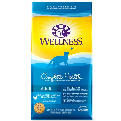 Wellness Complete Health Adult Deboned Chicken, Chicken Meal & Rice Recipe Dry Cat Food