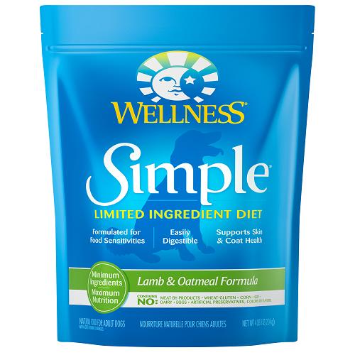 Wellness Simple Limited Ingredient Lamb & Oatmeal Recipe Dry Dog Food