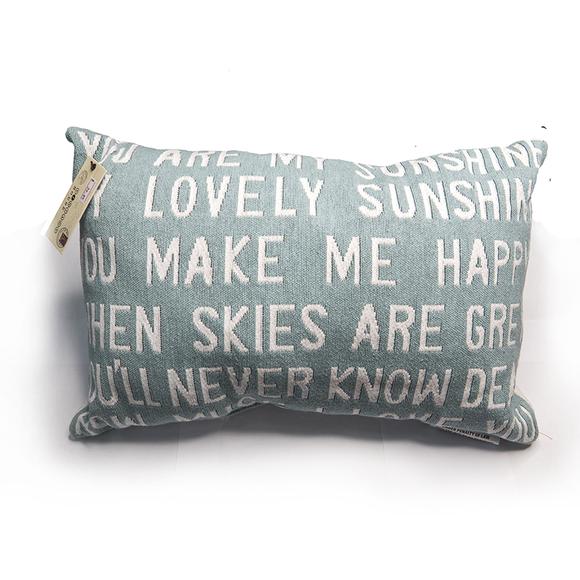 Park B. Smith Vintage House Pillow, You are my Sunshine.. Pattern (Large)