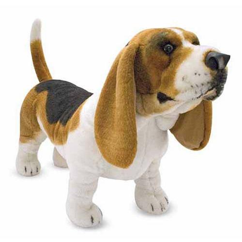 Melissa & Doug Basset Hound Dog Giant Stuffed Animal Toy