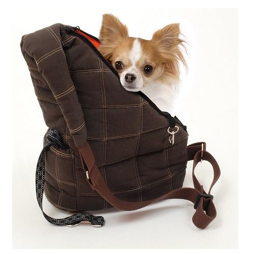 Petego Messenger Soft Pooch Pouch Carrier for Small Pets