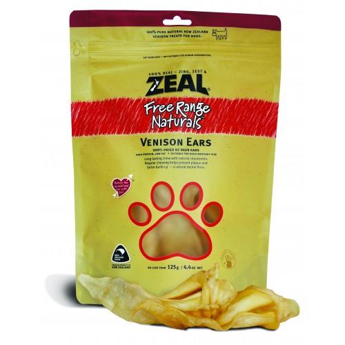 Zeal Free Range Naturals Dried Venison Ears - Dog Treats