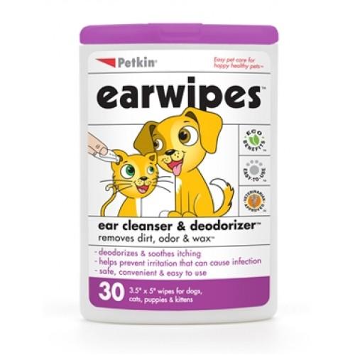 Petkin Earwipes For Dogs & Cats