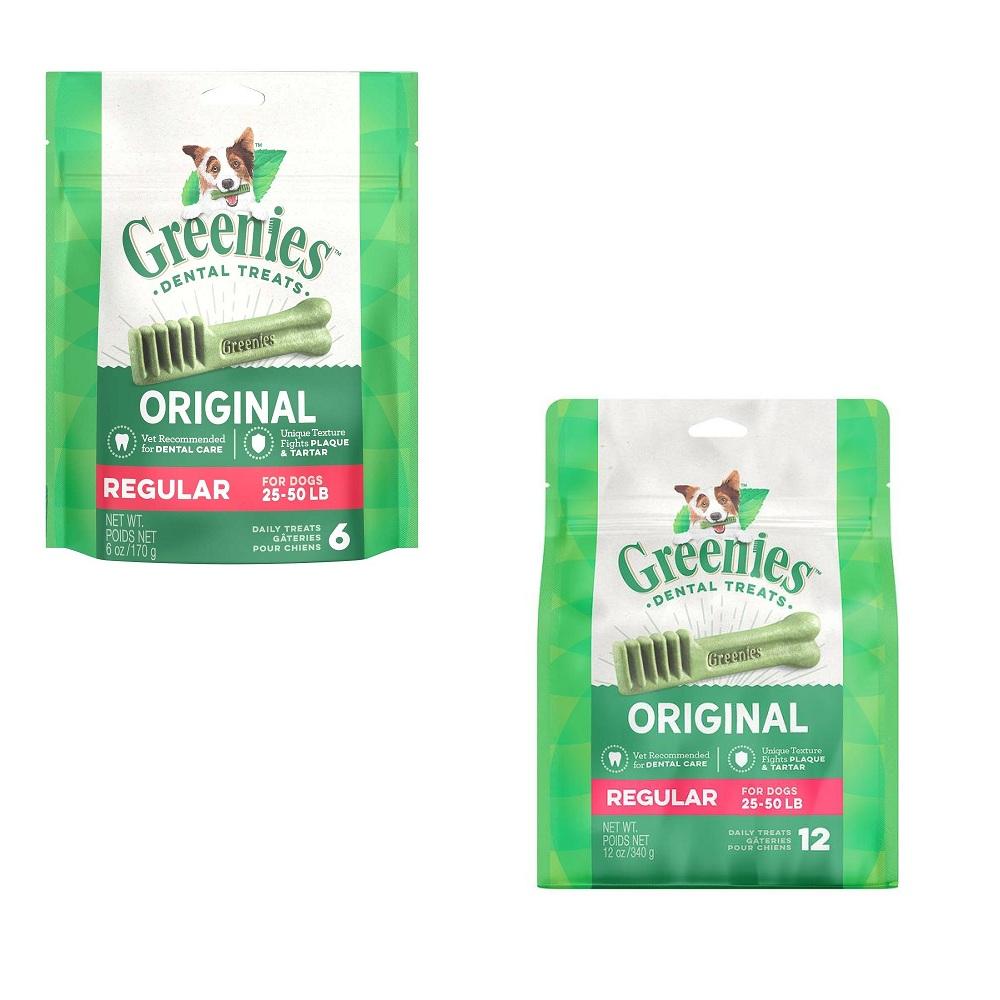 Greenies Original Regular Size Dog Dental Treats