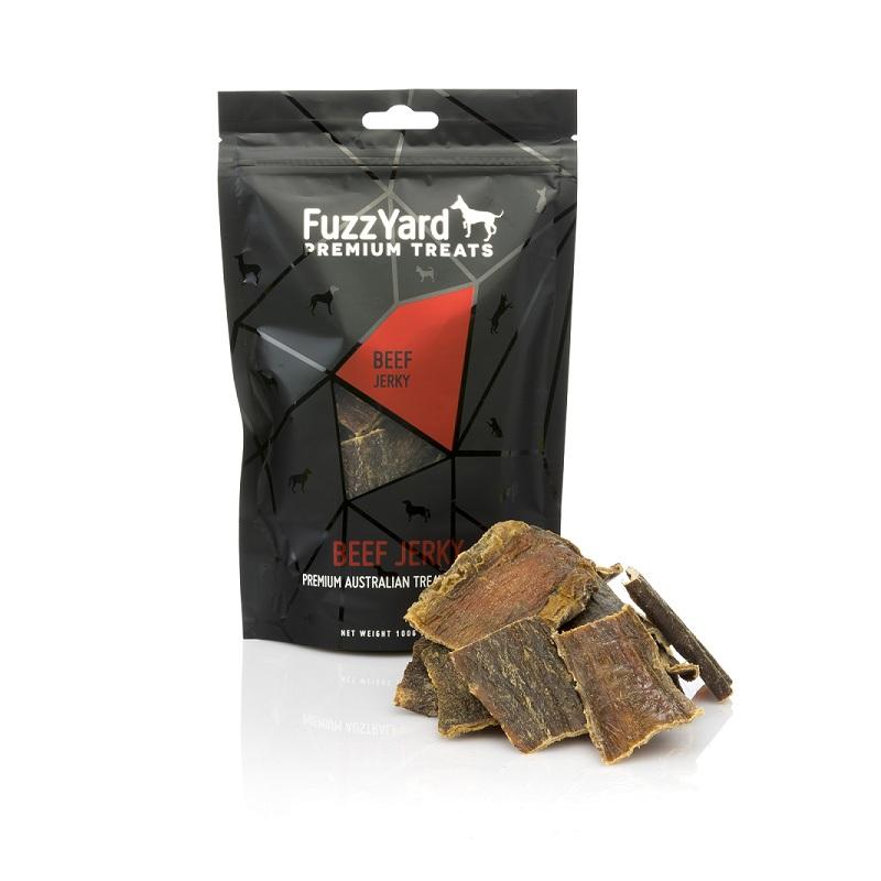 Fuzzyard Premium Beef Jerky Dog Treats