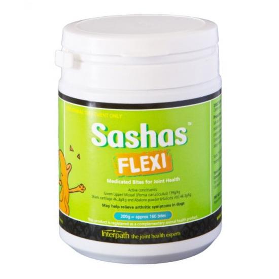 Sashas FLEXI Medicated Bites for Dogs Joint Health